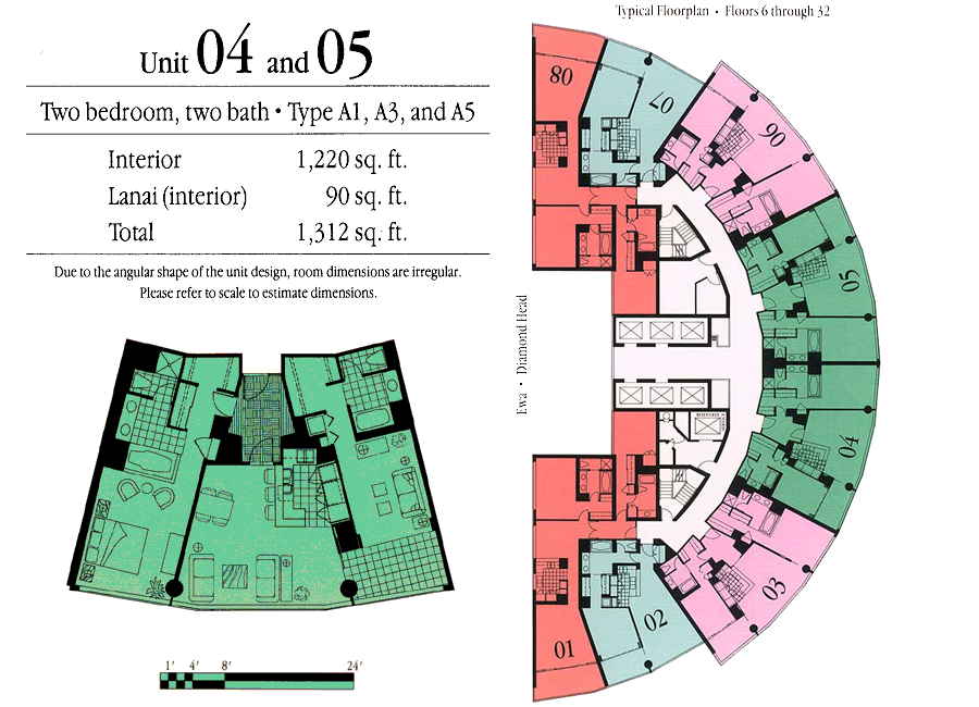 Floor Plan Ala Moana Map
